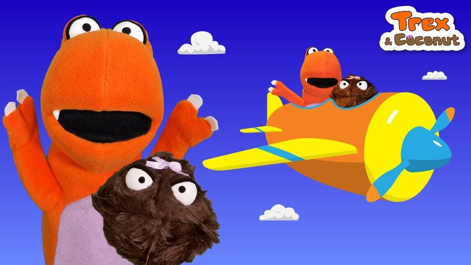 Airplane Song – kids’ song from Trex and Coconut